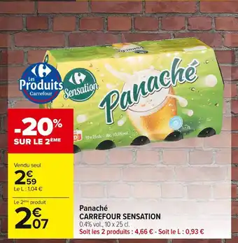 Carrefour Market Carrefour sensation panaché offre