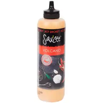Sau'cee sauce volcano sau'cee
