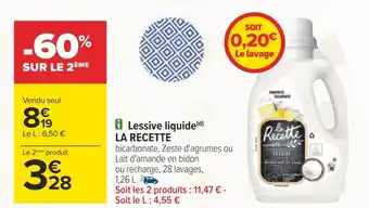 La recette lessive liquide