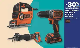 Black & decker -30% d’économies sur tous les produits black & decker
