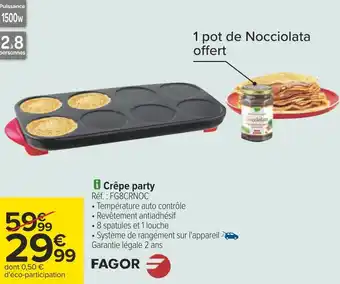 Fagor crêpe party