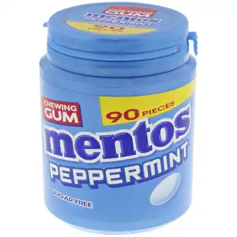 Action Mentos chewing-gum mentos menthe poivrée offre