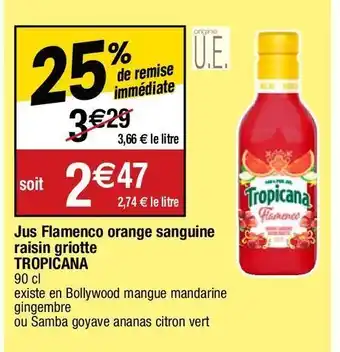 Jus d'orange tropicana