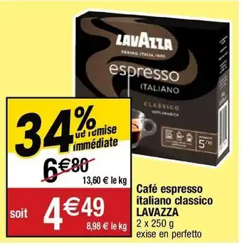 Café expresso lavazza