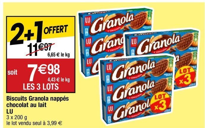 Migros Biscuits lu offre