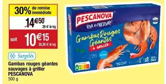 Gambas rouges pescanova