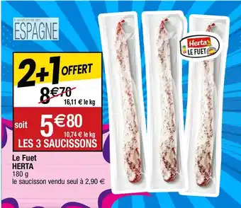 Migros Saucisson herta offre