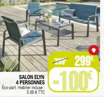 La Foir'Fouille SALON ELYN 4 PERSONNES offre