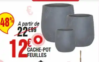 CACHE-POT FEUILLES