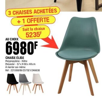 La Foir'Fouille CHAISE ÉLISE offre