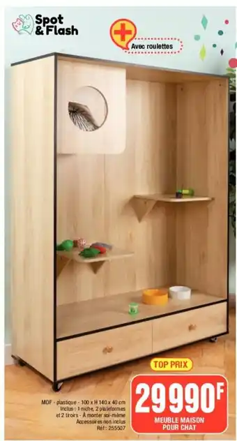 La Foir'Fouille MEUBLE MAISON POUR CHAT offre