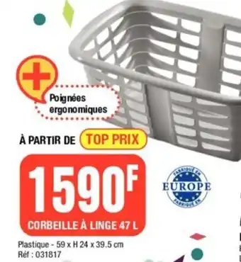 La Foir'Fouille CORBEILLE À LINGE 47 L offre