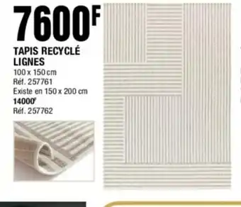 TAPIS RECYCLÉ LIGNES