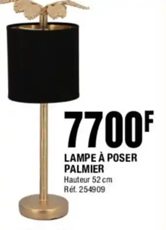 La Foir'Fouille LAMPE À POSER PALMIER offre