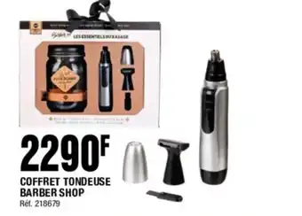 La Foir'Fouille COFFRET TONDEUSE BARBER SHOP offre