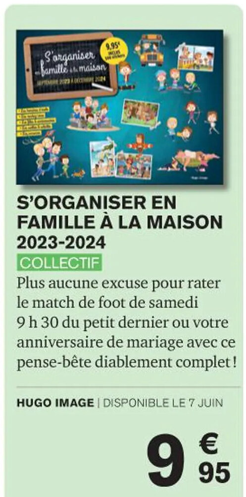 Carrefour S'ORGANISER EN FAMILLE À LA MAISON 2023-2024 offre