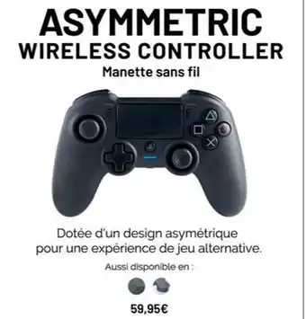 ASYMMETRIC WIRELESS CONTROLLER Manette sans fil
