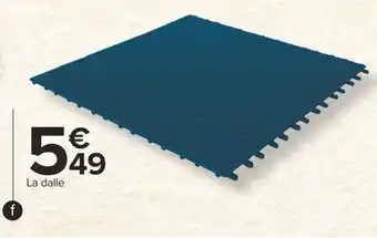 Carrefour Dalle Drainante Bleue offre