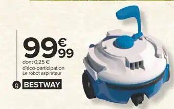 Carrefour Robot Aspirateur De Piscine Autonome Guppy offre