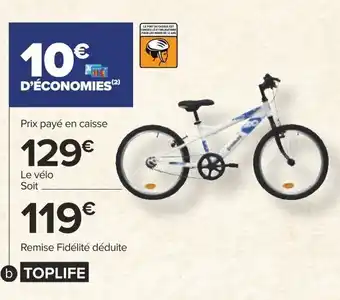 Carrefour Velo VTT 20" Mixte offre