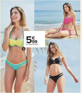 Carrefour Le maillot de bain offre