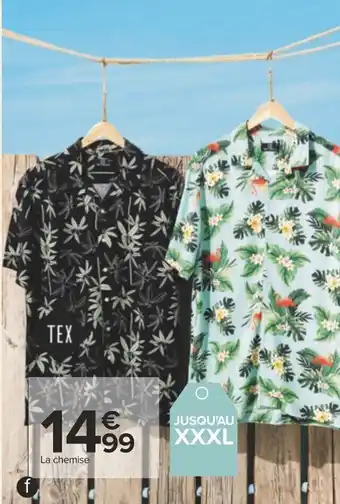 Chemise Homme 100%