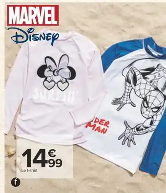 Carrefour T-shirt Anti-UV Garcon ou Fille offre