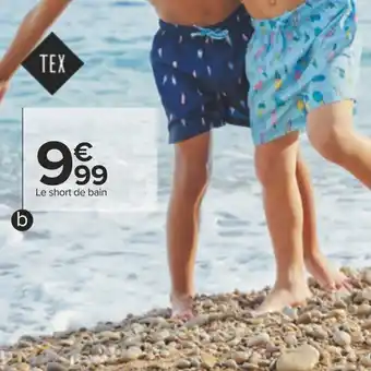 Carrefour Short De Bain Garcon offre