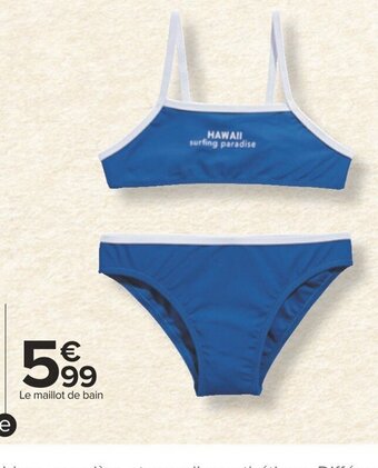 Carrefour Maillot De Bain Fille offre