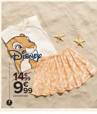 Carrefour Ensemble Fille offre