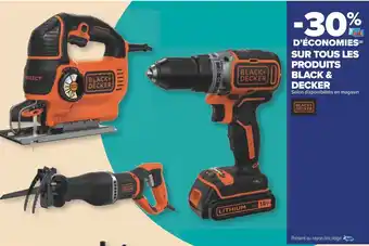 Carrefour SUR TOUS LES PRODUITS BLACK & DECKER offre