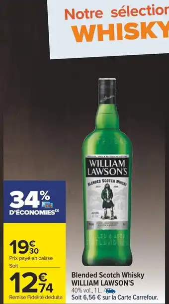 Blended Scotch Whisky WILLIAM LAWSON'S