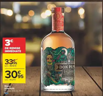 Carrefour Rhum DON PAPA offre
