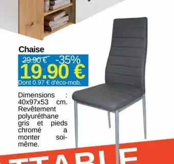 KREABEL Chaise offre