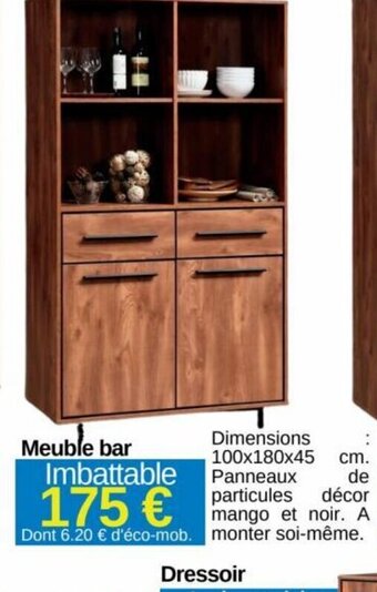 KREABEL Meuble bar offre