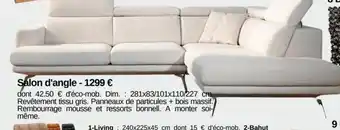 KREABEL Salon d'angle offre