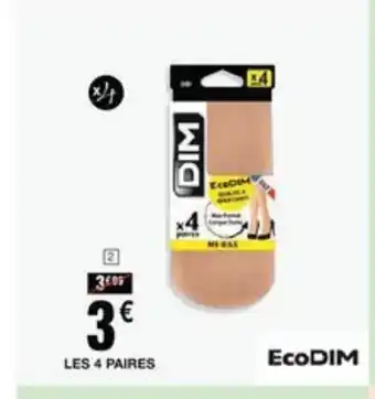 Cora x Carrefour Mi-Bas Mousse offre