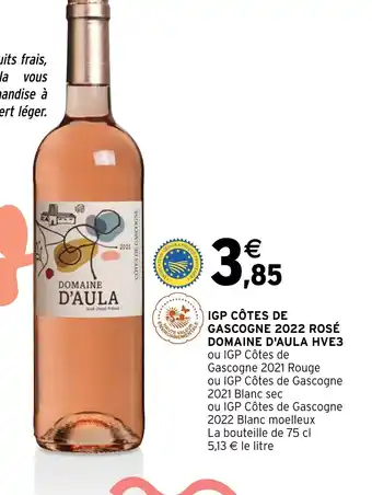 Intermarché Express IGP CÔTES DE GASCOGNE 2022 ROSÉ offre