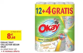 Intermarché Okay essuie tout collector décor offre