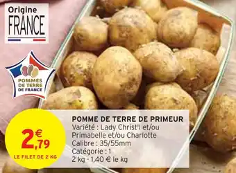 Intermarché Pomme de terre de primeur offre
