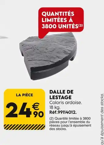 Dalle de lestage