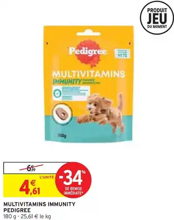 Intermarché Pedigree multivitamins immunity offre