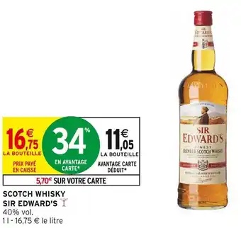 Sir edward's scotch whisky