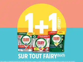 Intermarché Fairy 1+1 offert sur tout fairy(b) offre