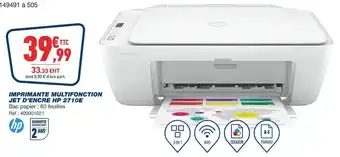 Bureau Vallée Hp imprimante multifonction jet d’encre 2710e offre