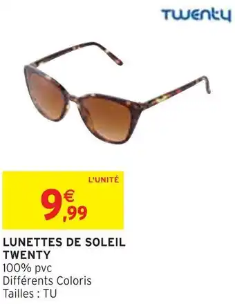 Intermarché Twenty lunettes de soleil offre