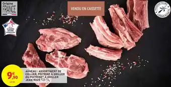 Jean rozé agneau : assortiment de collier, poitrine à griller ou poitrine à griller