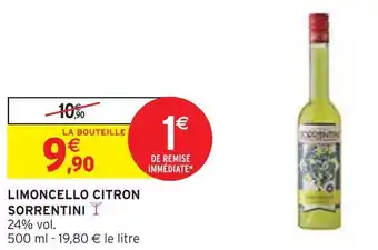 Intermarché Sorrentini limoncello citron offre
