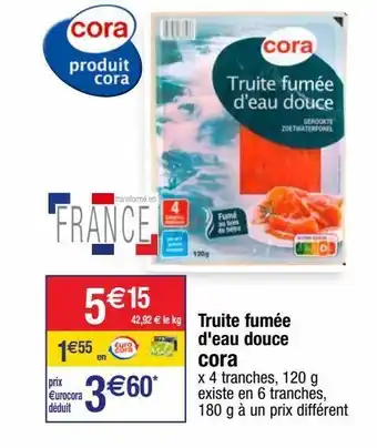 Truite fumée cora