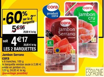 Jambon serrano cora